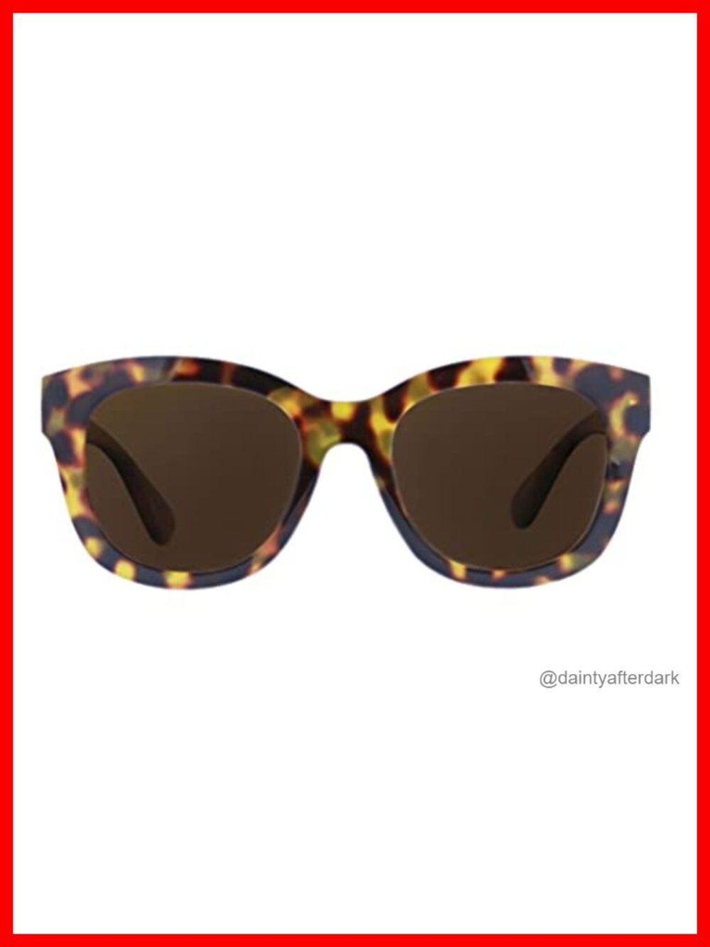 Oversized Polarized Sunglasses UV400 Anti-Scratch Square Frame